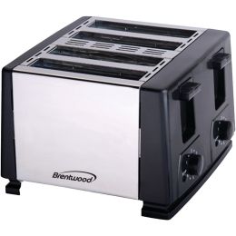 Brentwood 4-slice Toaster (black) BTWTS284