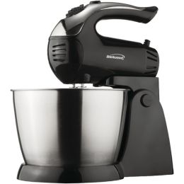 Brentwood Appliances SM-1153 5-Speed + Turbo Electric Stand Mixer with Bowl (Black)