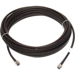 SpectraCom CA01-0N0N-3100 Radio Frequency Cable Assembly - 100 FT Cable - RG-8 - 10 AWG - Black