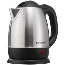 Brentwood 1.2-liter Stainless Steel Electric Cordless Tea Kettle BTWKT1770