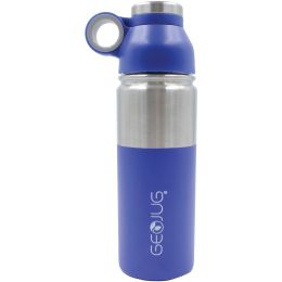 Brentwood Appliances 18-ounce Stainless Steel Vacuum-insulated Water Bottle (blue) BTWG1018BL