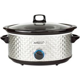 Brentwood Appliances 7-quart Slow Cooker (silver) BTWSC157S