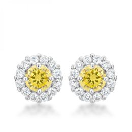 Bella Bridal Earrings In Yellow E50163R-C60