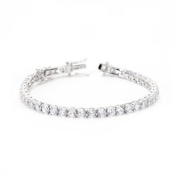 Clear Cz Tennis Bracelet B01463R-C01