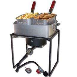 King Kooker #1618-16in Rectangular Cooker with Pan Package
